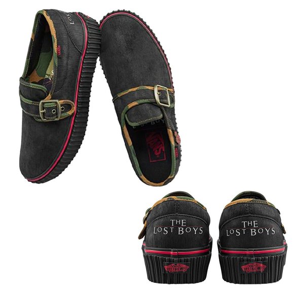 Vans X House Of Terror Lost Boys Creeper Platform Sneaker, Size 4Y